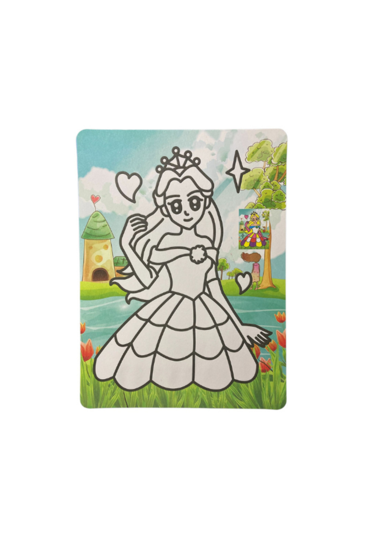 Kum Boyama 20'li - A4 Büyük Boy - Görsel 4