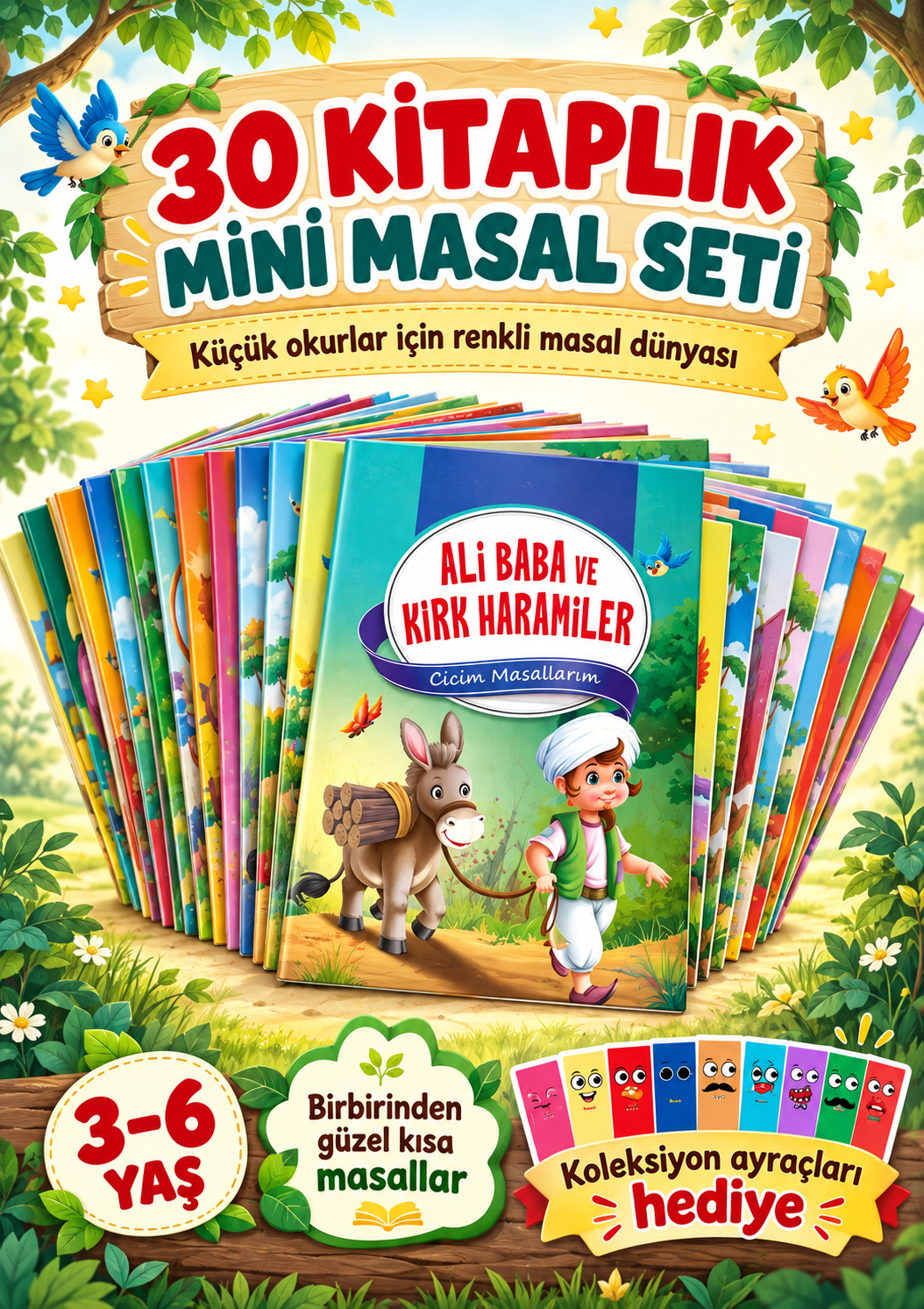 Okul Öncesi Mini Masallar 30 Kitap - K3