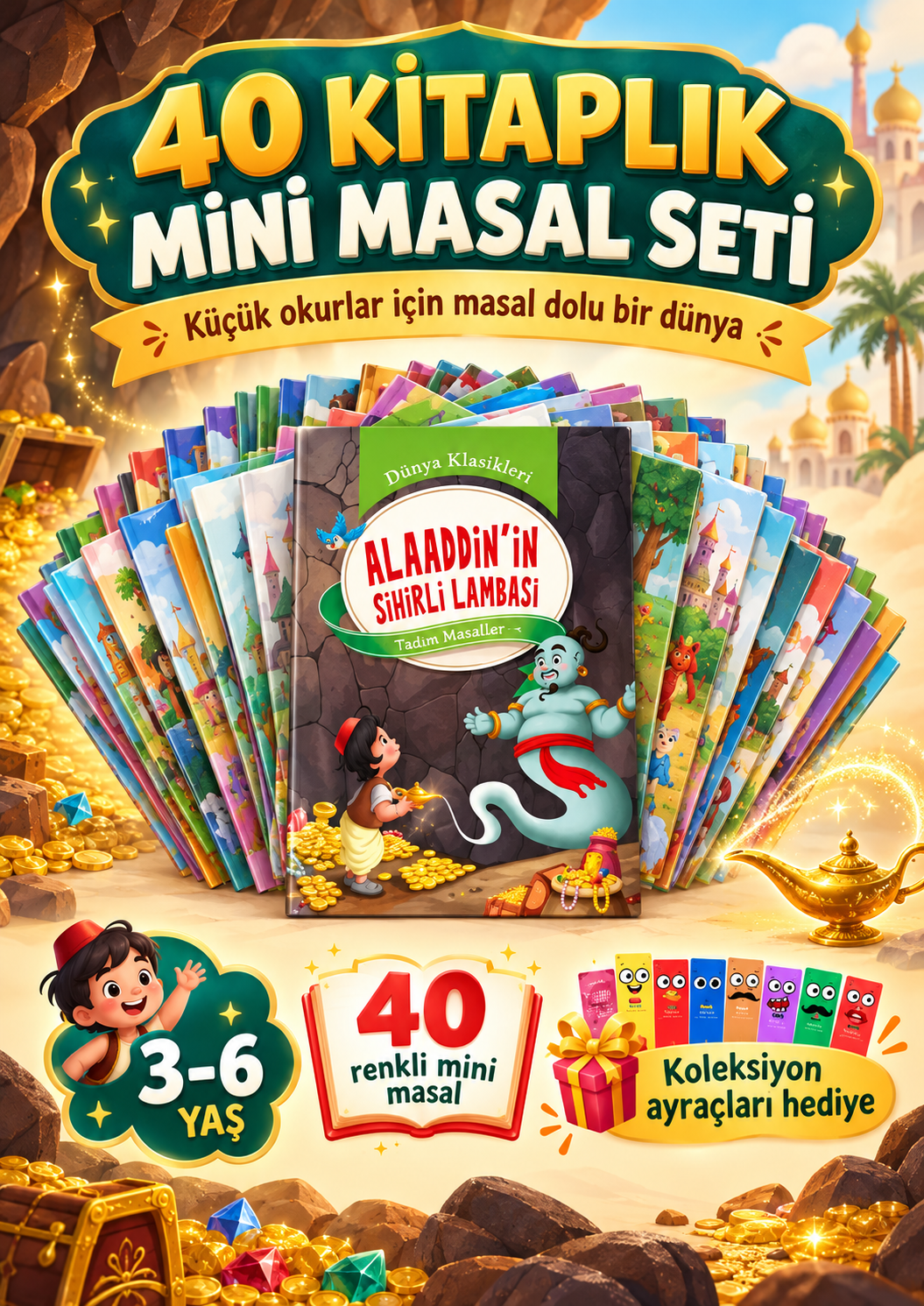 Okul Öncesi Mini Masallar 40 Kitap - K2