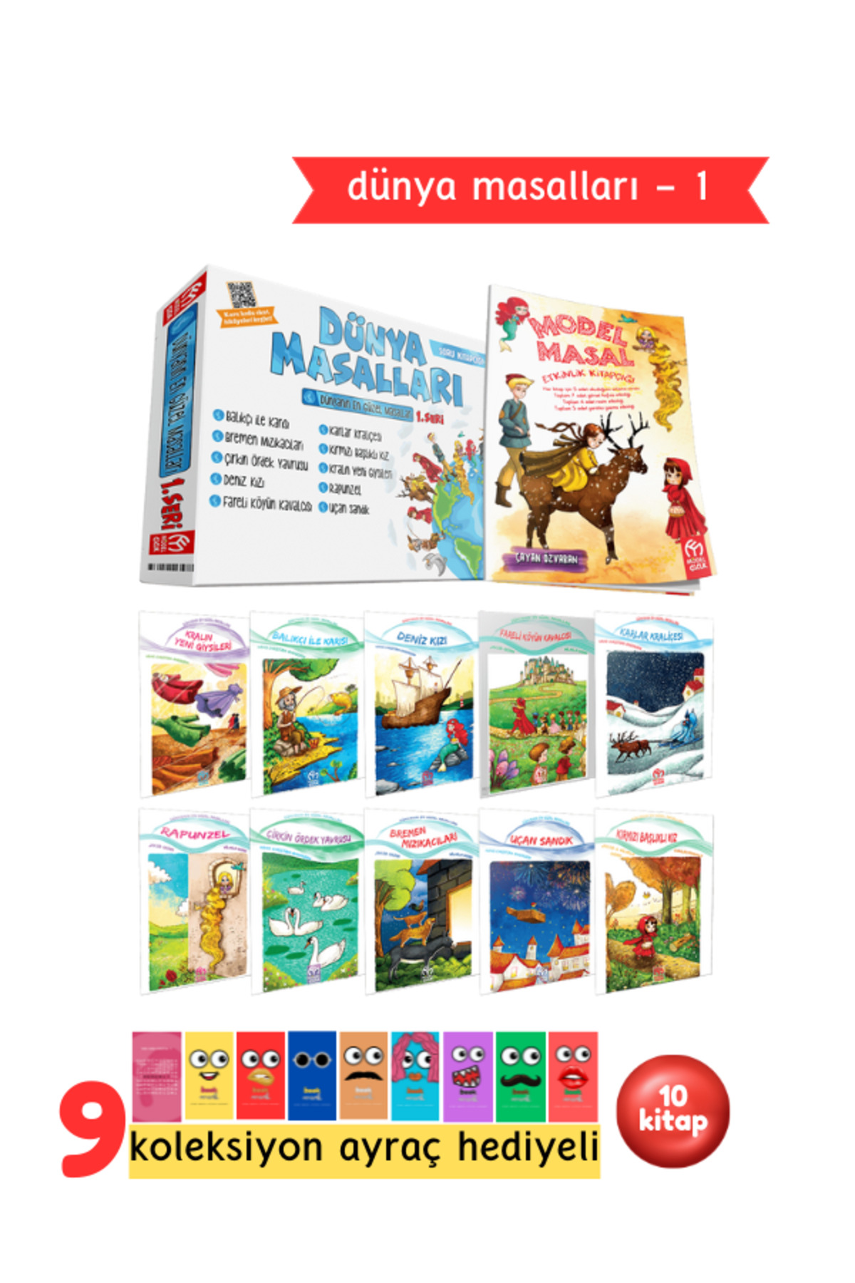 1. Ve 2.sınıflar Için Dünya Masalları 1. Seri 10 Kitap