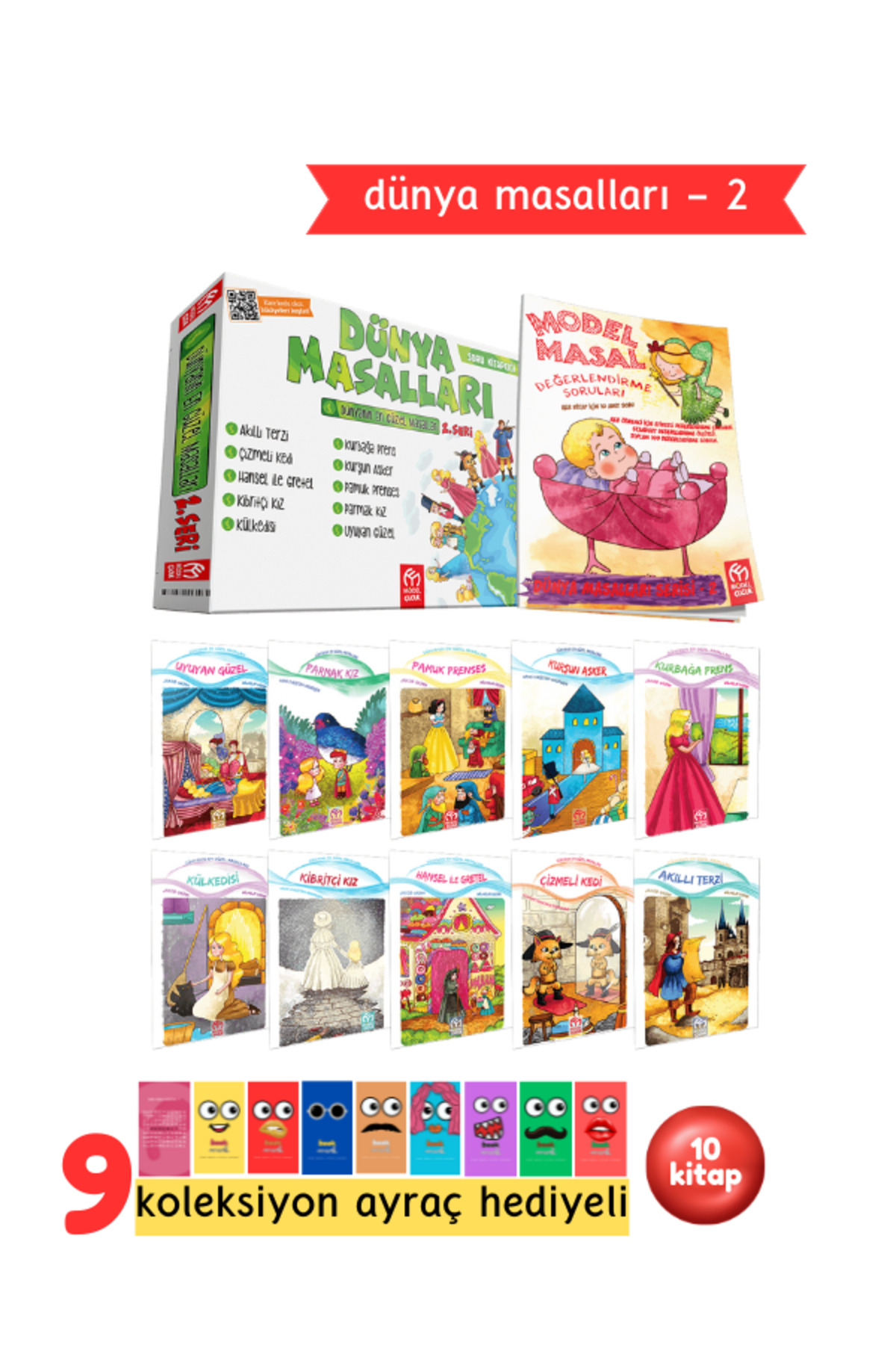 1. Ve 2.sınıflar Için Dünya Masalları 2. Seri 10 Kitap