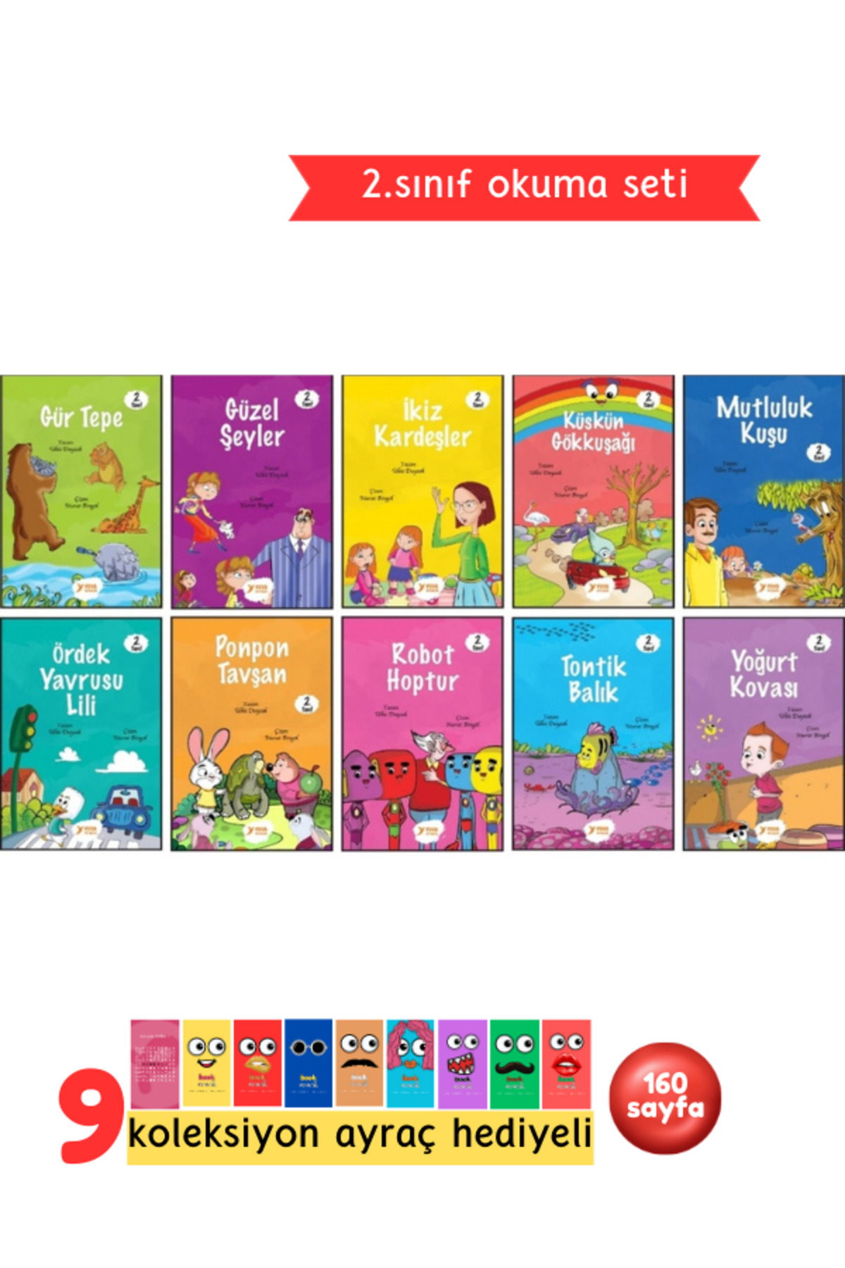 2.Sınıf Öykülerle Doğa ve Çevre Hikaye Kitapları 10 Kitap
