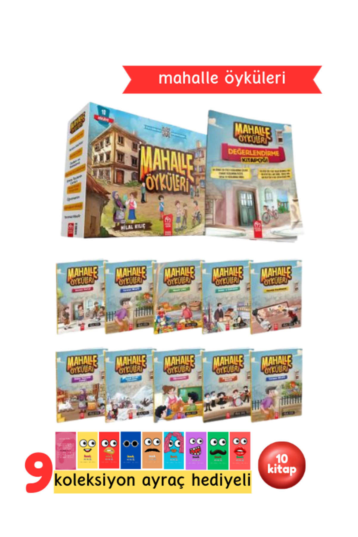 3. ve 4.Sınıflar İçin Mahalle Öyküleri 10 Kitap