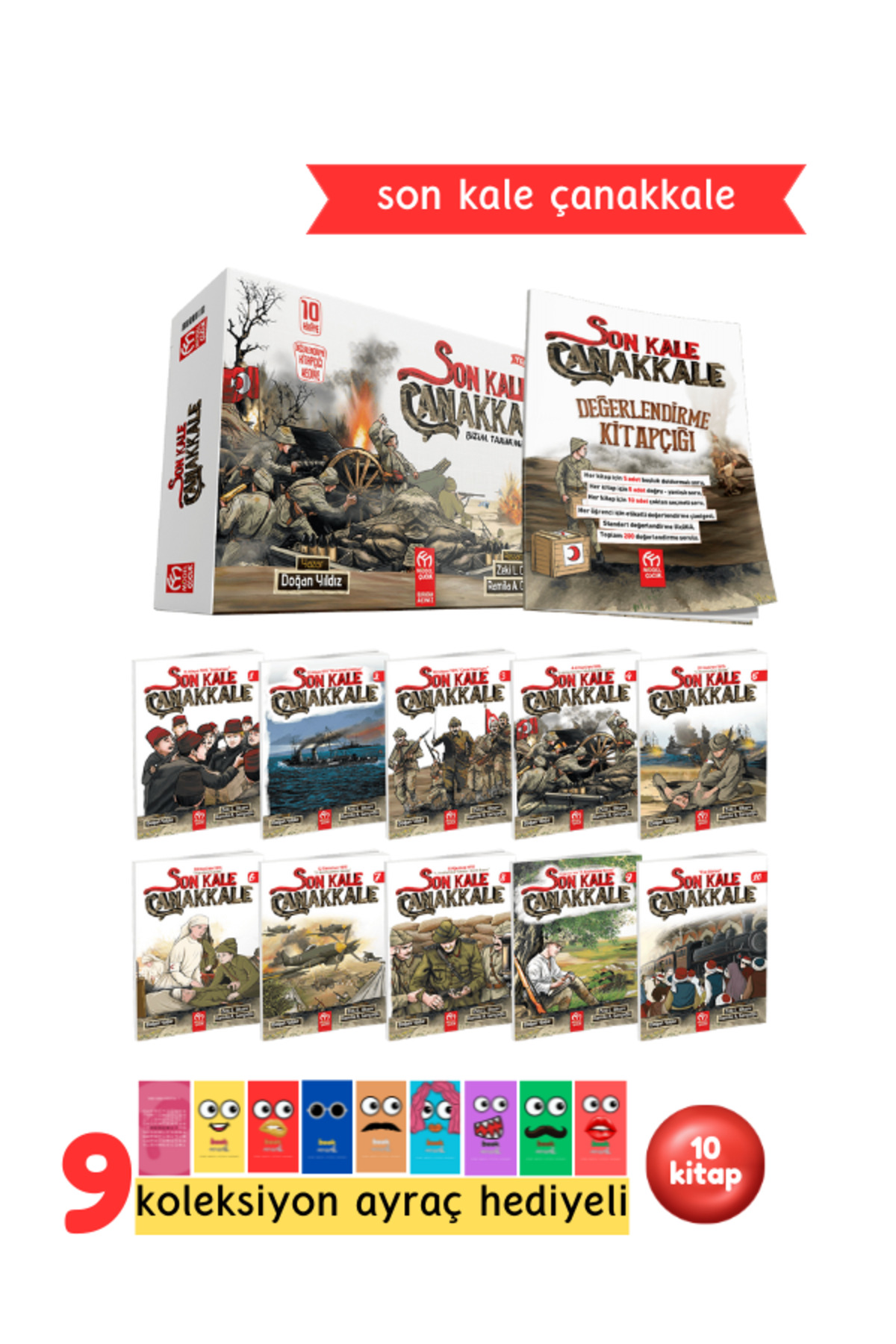 3. ve 4.Sınıflar İçin Son Kale Çanakkale Hikaye Serisi 10 Kitap