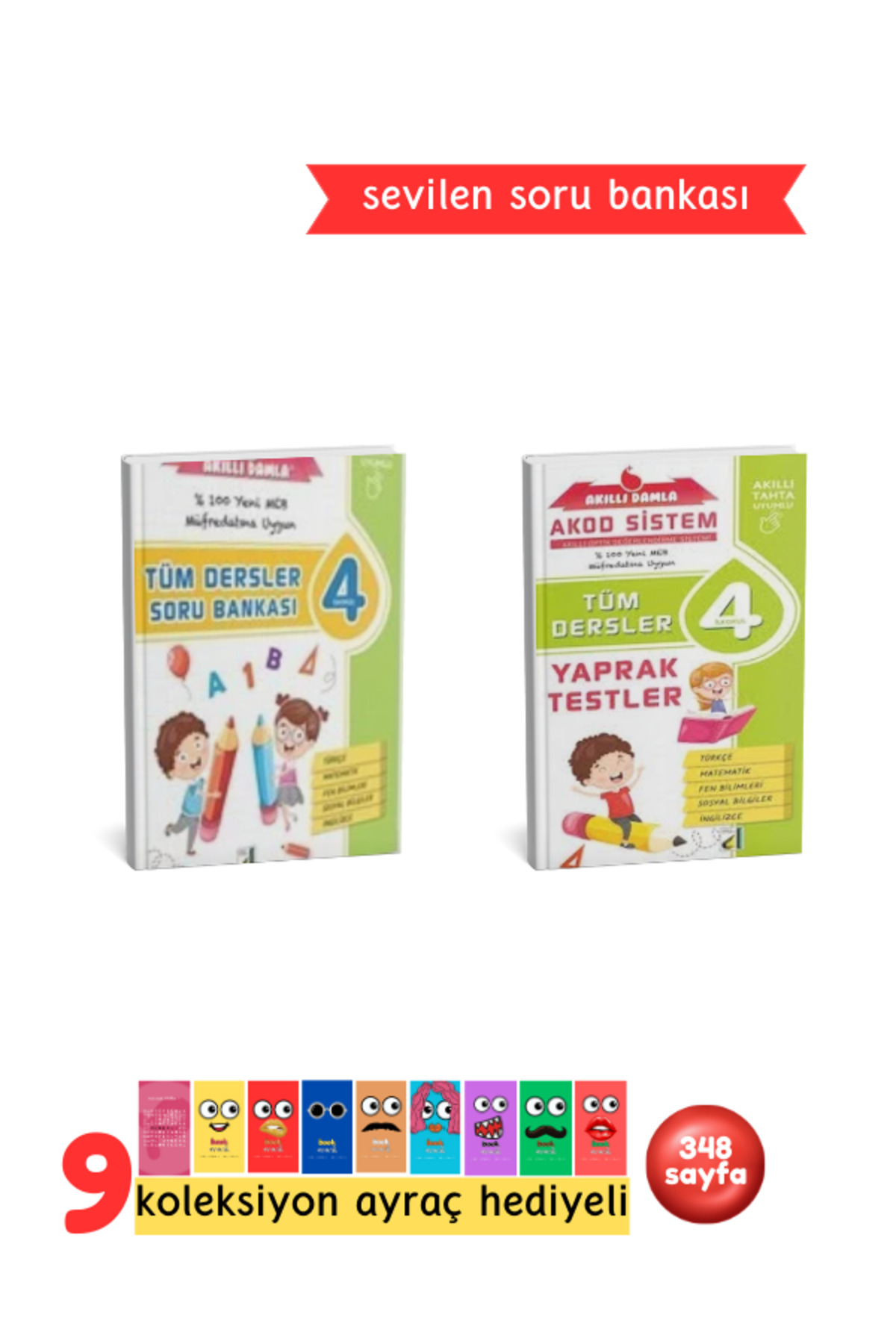 4. Sınıf Tüm Dersler Soru Bankası | 4.Sınıf Tüm Dersler Yaprak Test Hediyeli