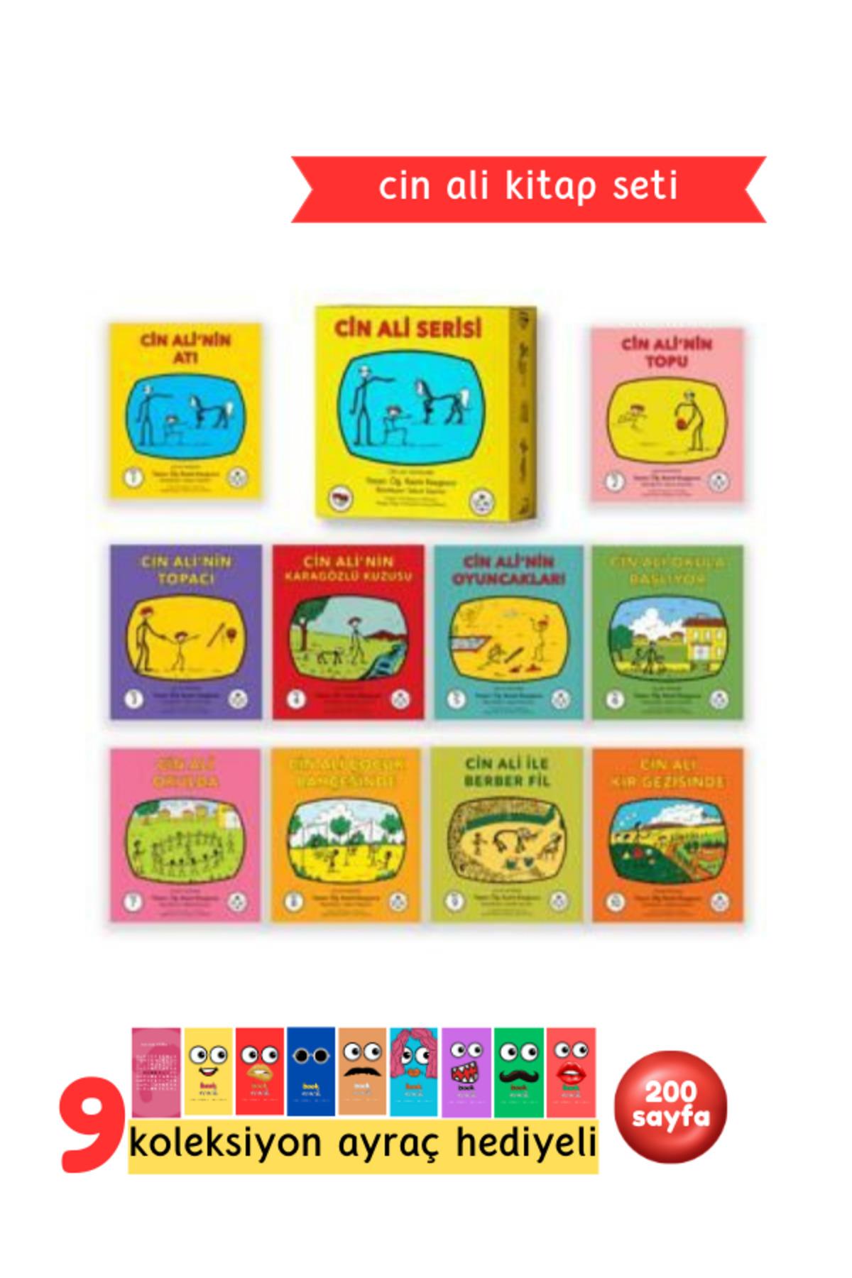 Cin Ali Hikaye Seti 10 Kitap