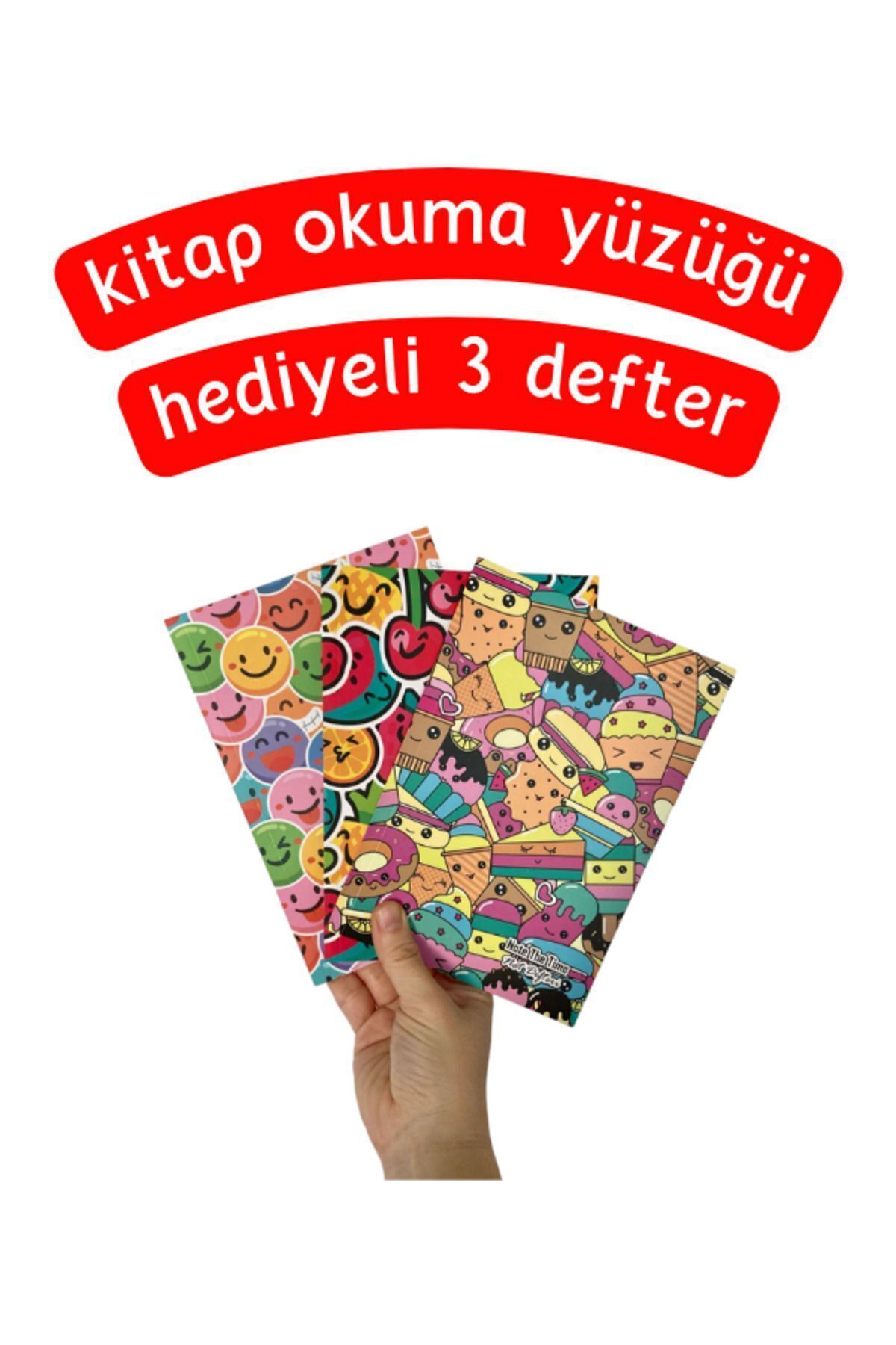 Kawai Figürlü 3'lü Defter Seti (3 Renk)