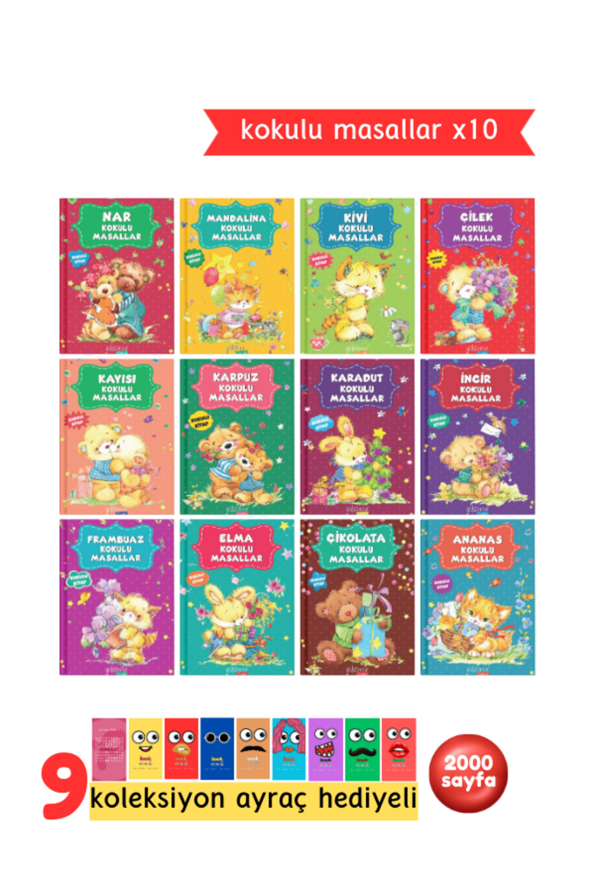 Kokulu Masallar Kitapları 10 Kitap