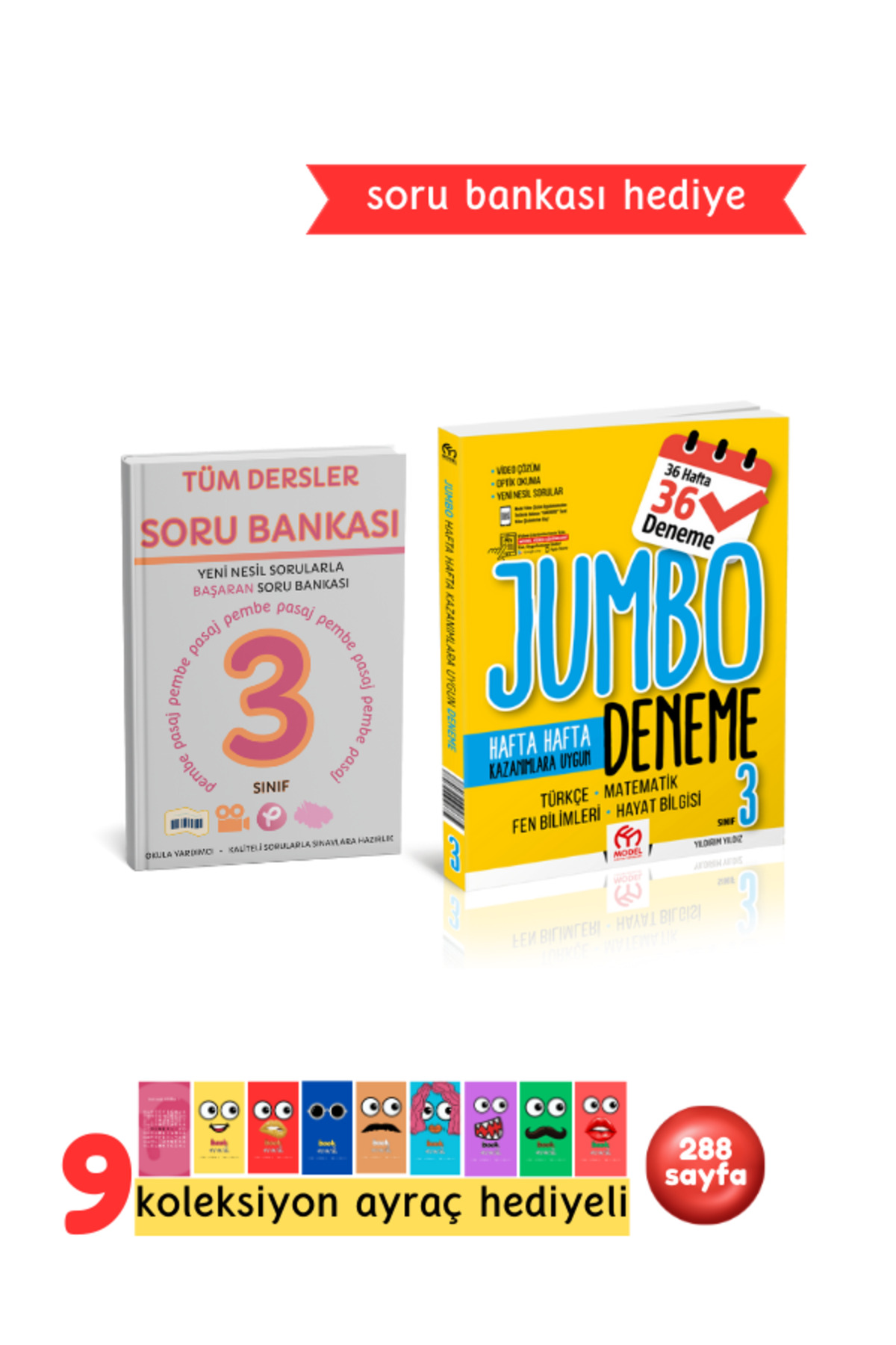 Model Eğitim Yayınları 3.Sınıf Jumbo Tüm Dersler Deneme