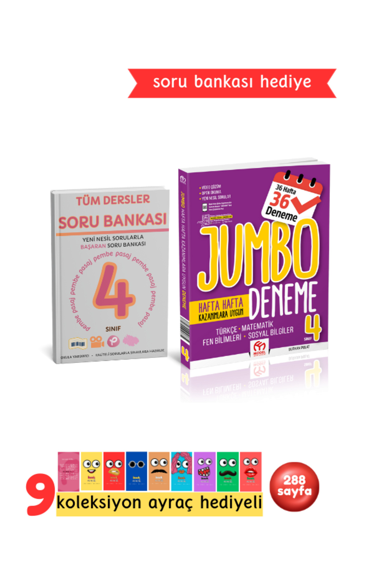Model Eğitim Yayınları 4.Sınıf Jumbo Tüm Dersler Deneme
