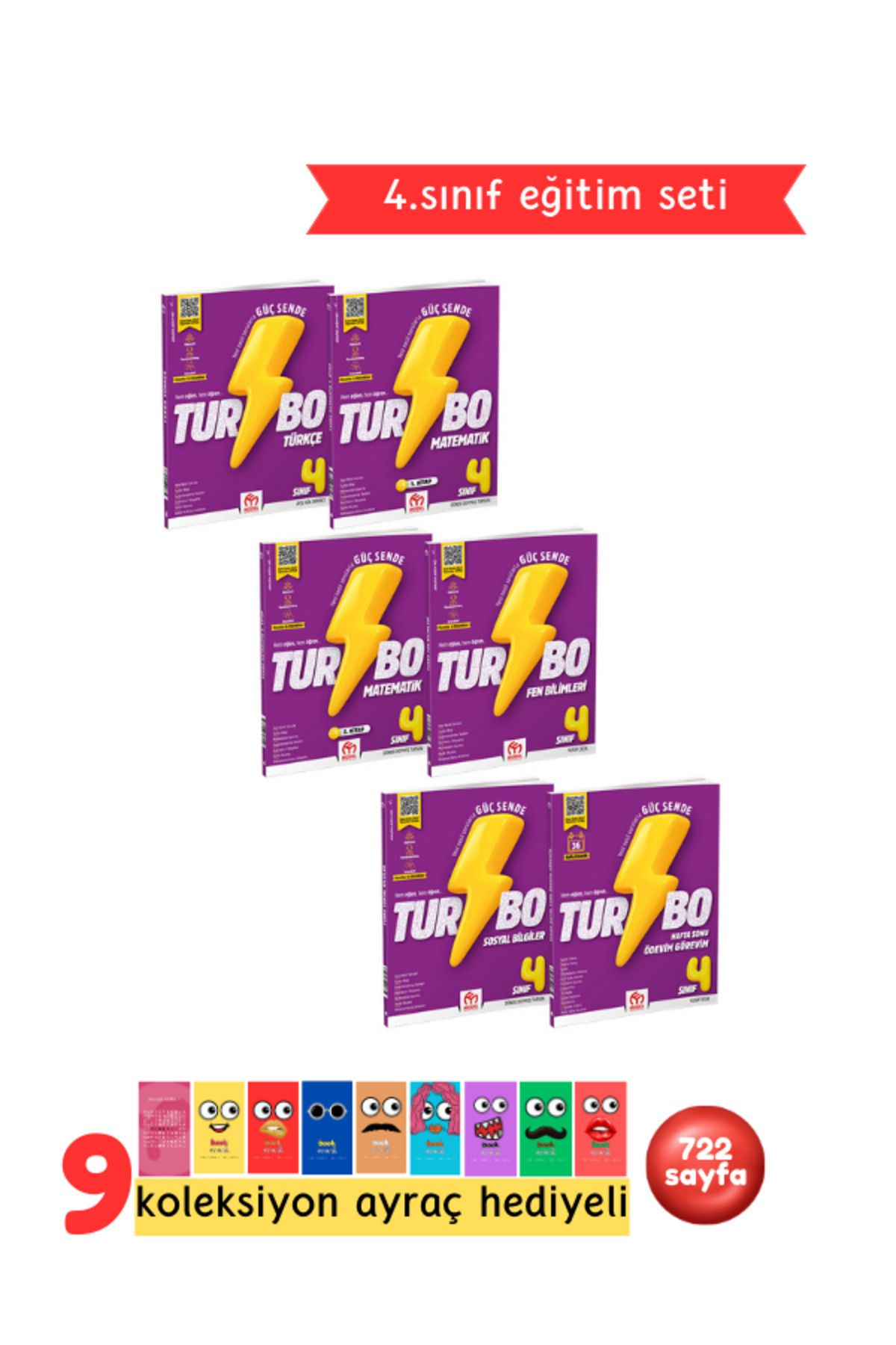 Model Eğitim Yayınları Turbo 4. Sınıf 6 Kitap Seti
