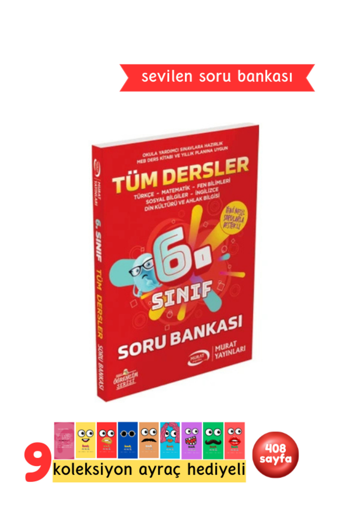 Murat Yayınları 6. Sınıf Tüm Dersler Soru Bankası