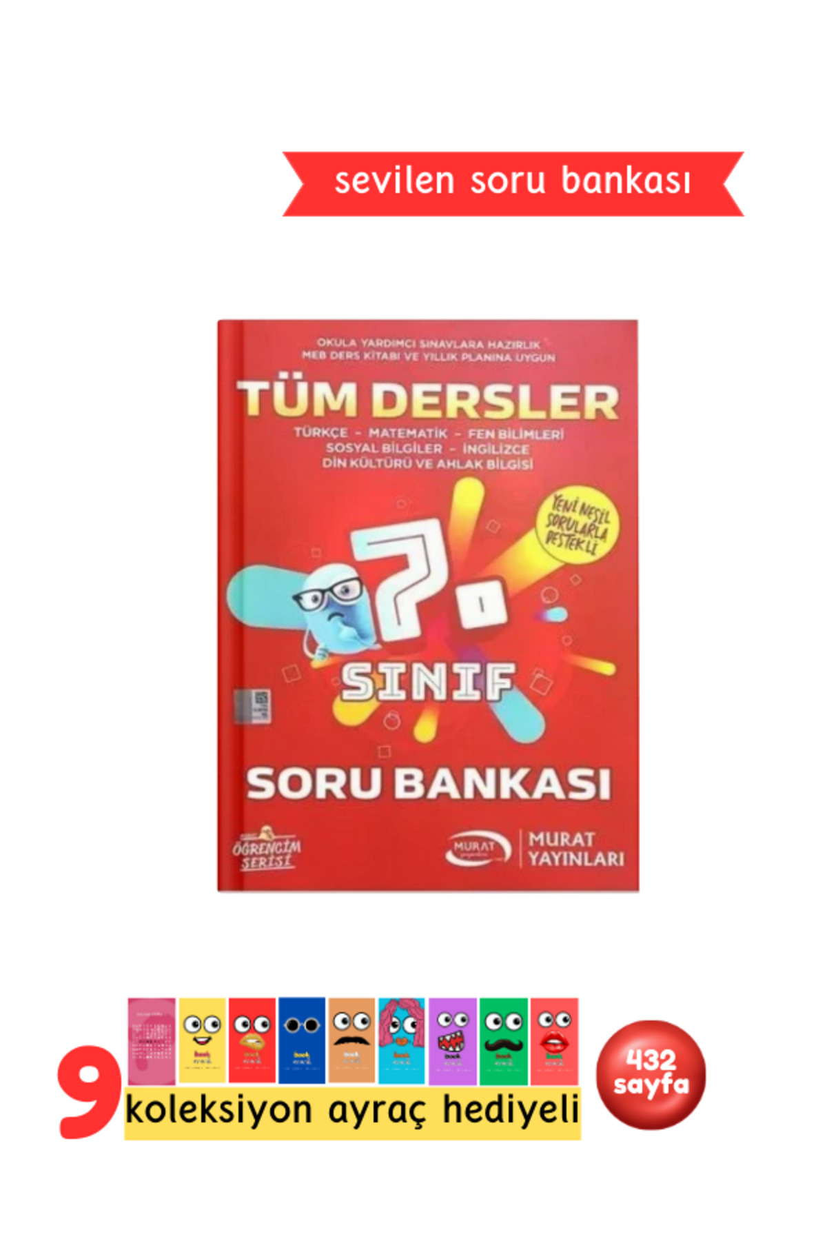Murat Yayınları 7. Sınıf Tüm Dersler Soru Bankası