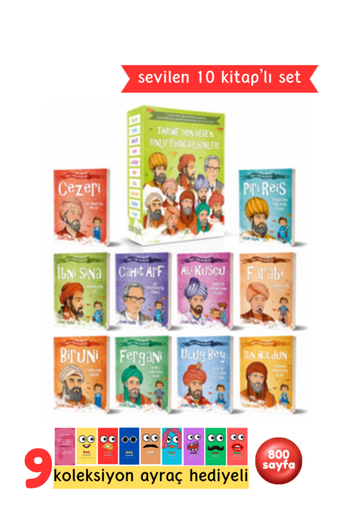 Tarihe Yön Veren Ünlü Türk Bilginleri Serisi 10 Kitap