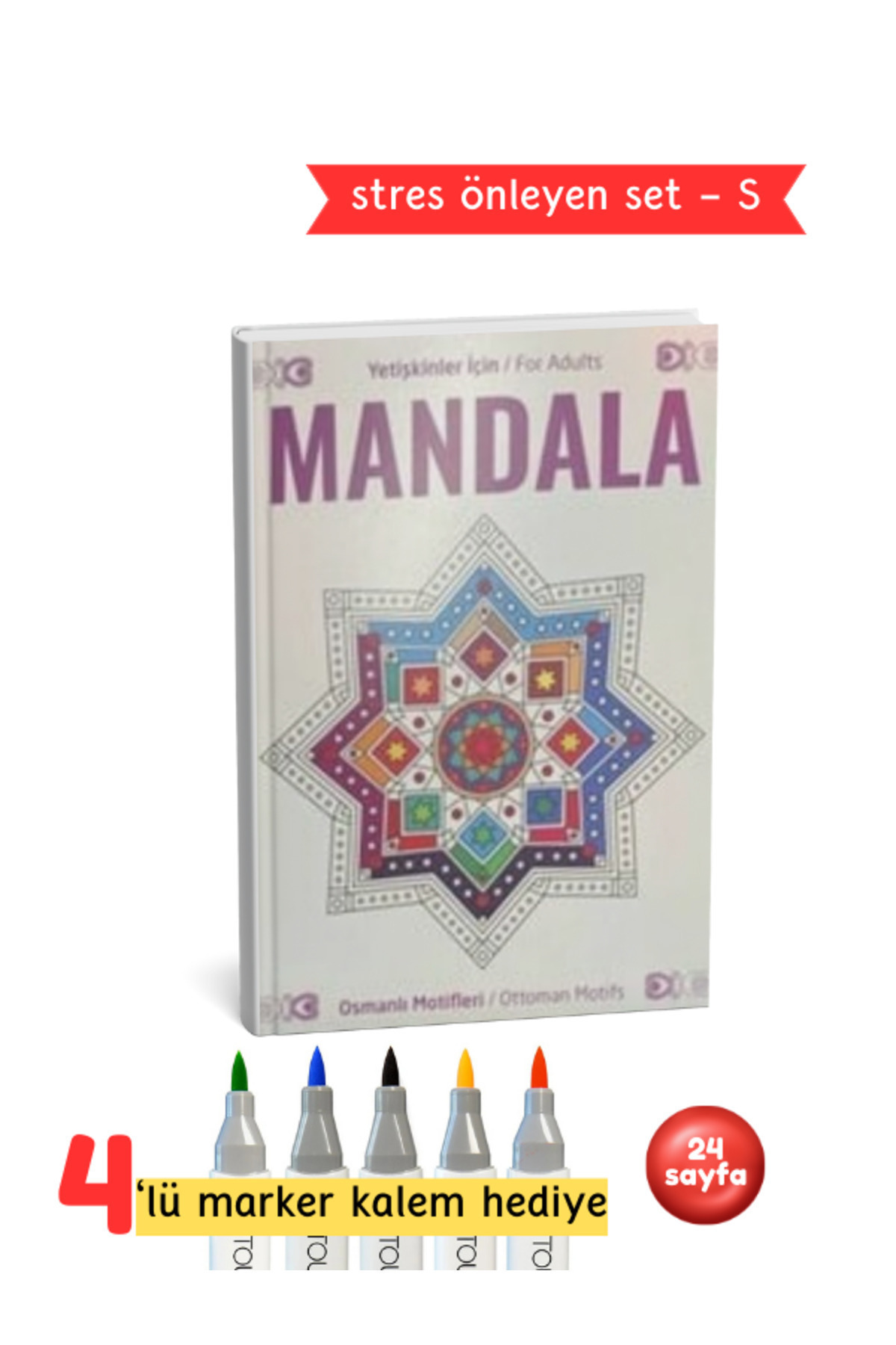 Yetişkinler İçin Mandala Osmanlı Motifleri Seti